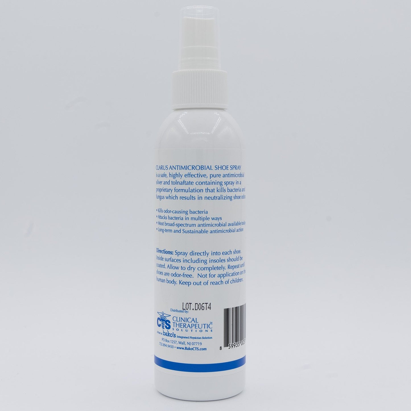 Clarus Antimicrobial Shoe Spray